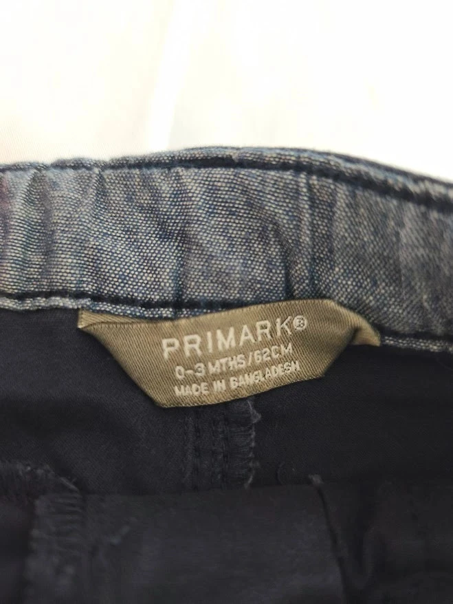 Short Primark 3 maanden marineblauw met kraag – photo 2